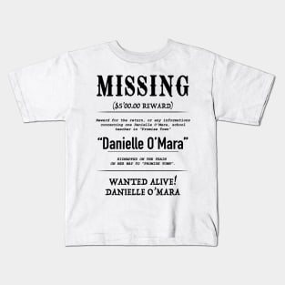 MISSING Danielle O'Mara Kids T-Shirt